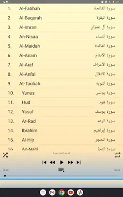 Minshawi full Quran - offline android App screenshot 13