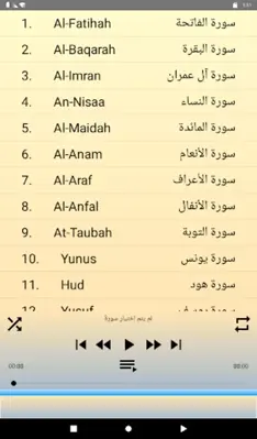 Minshawi full Quran - offline android App screenshot 21